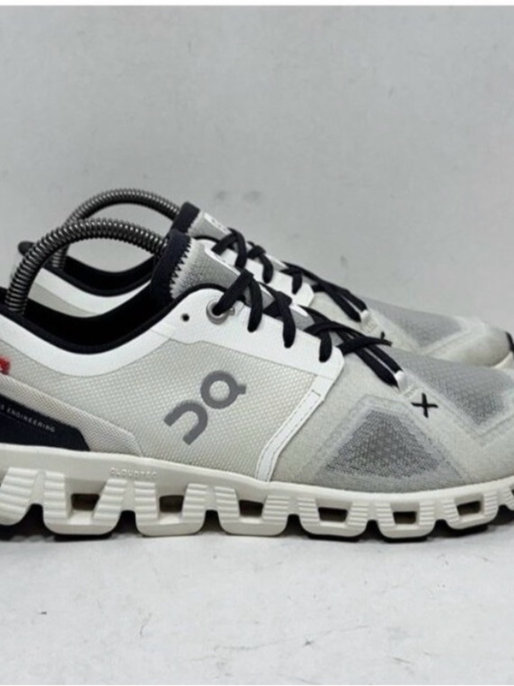 On Running Cloud Women’ Sneakers - White, Grey, and Black